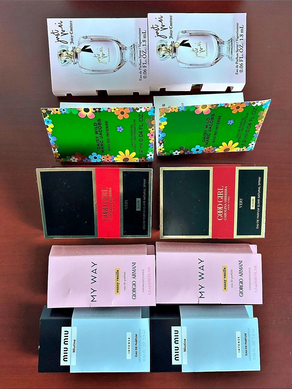 10 pieces assorted women’s samples set
